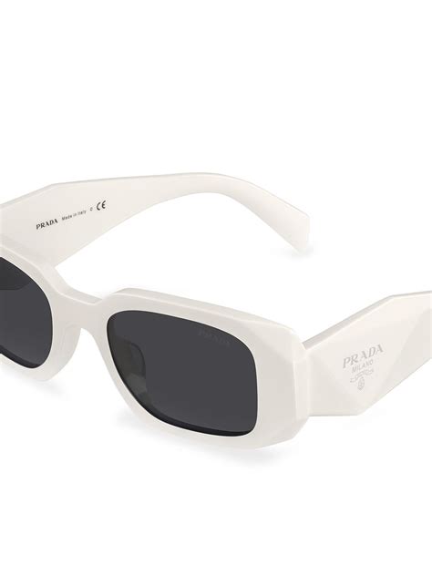 white prada prescription glasses|prada sunglasses with white sides.